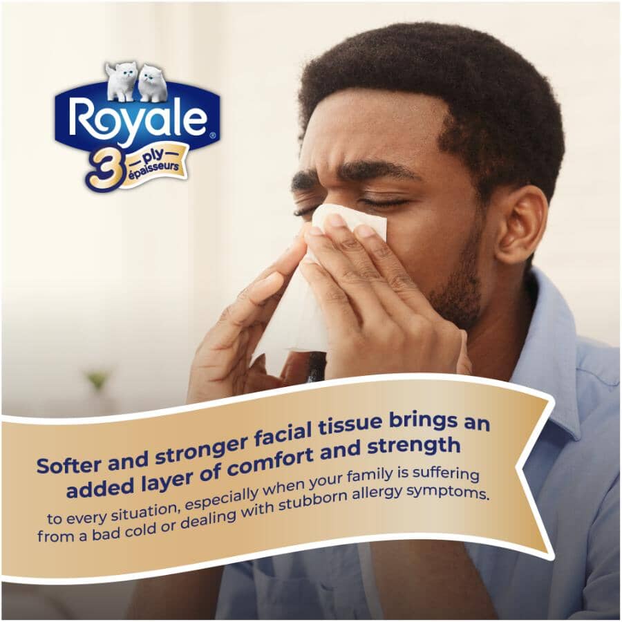 3 Ply Signature Facial Tissue - 72 Sheets, 8 Boxes