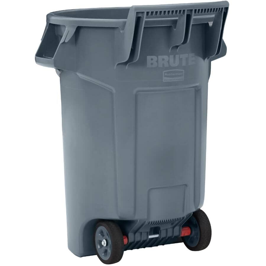 Brute Wheeled Garbage Can - Grey, 166 L