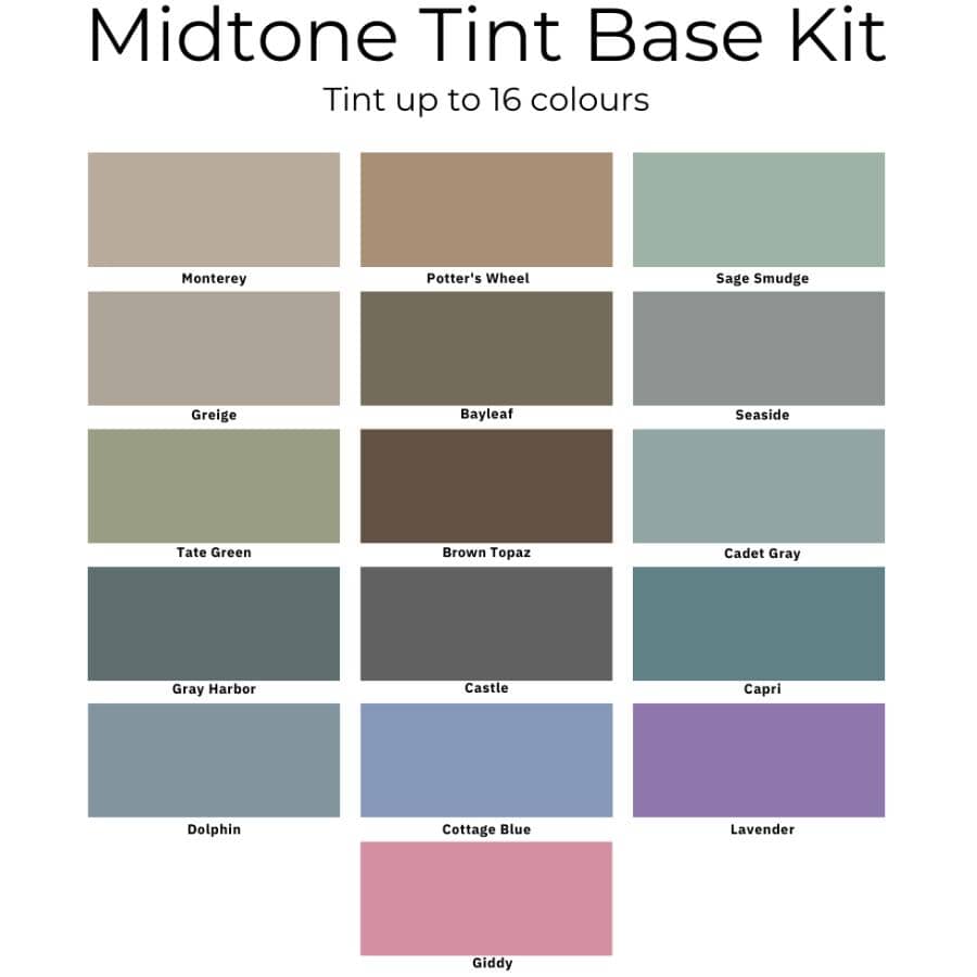 Cabinet Transformations Complete Coating Kit - Satin Mid Tone Tint Base, 1.95 L