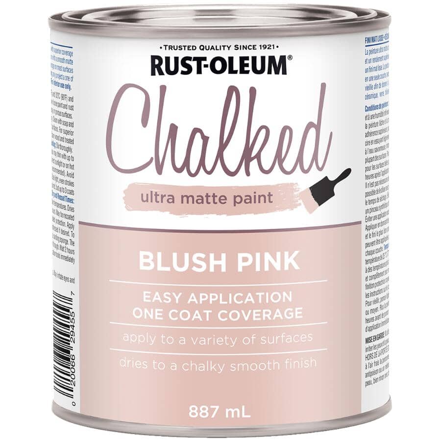 Chalked Ultra Matte Paint - Blush Pink, 887 ml