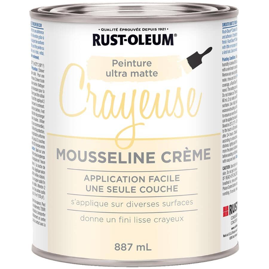 Chalked Ultra Matte Paint - Chiffon Cream, 887 ml