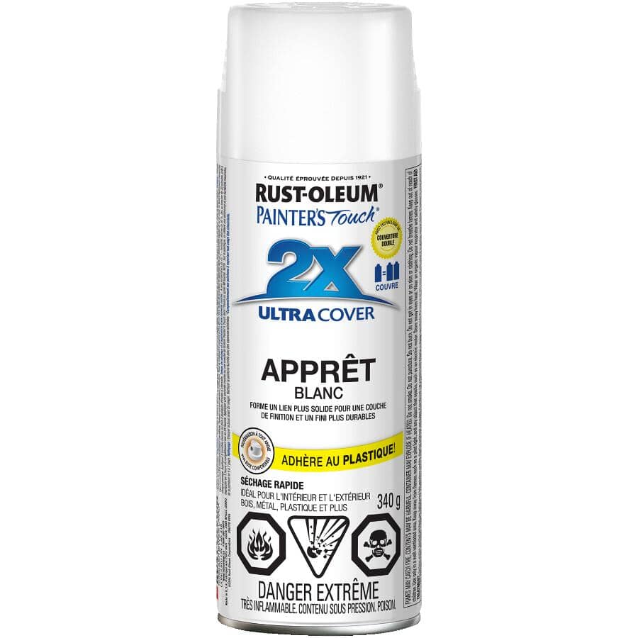 Painter's Touch 2X Ultra Cover Spray Primer - White, 340 g