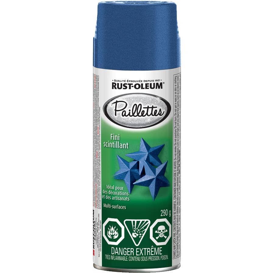 Specialty Glitter Spray Paint - Royal Blue, 290 g