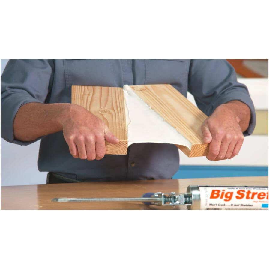 Big Stretch All Purpose Acrylic Caulking - White, 310 ml