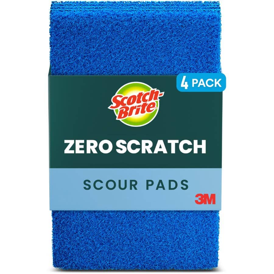4 Pack No-Scratch Scour Pads