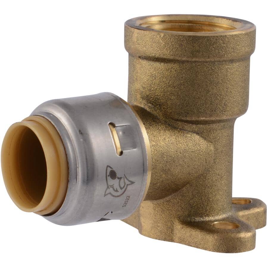1/2" Brass 90 Degree Drop Ear Female Elbow