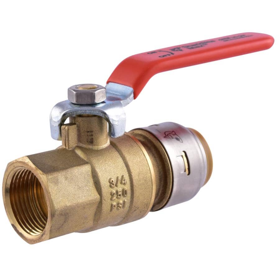 3/4" Brass Female Ball Valve