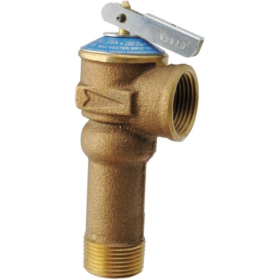 3/4" Extended Temperature & Pressure Relief Valve