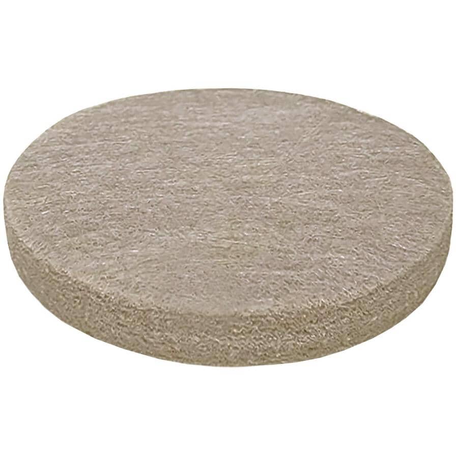 1-1/2" Round Heavy Duty Felt Pads - 8 Pack