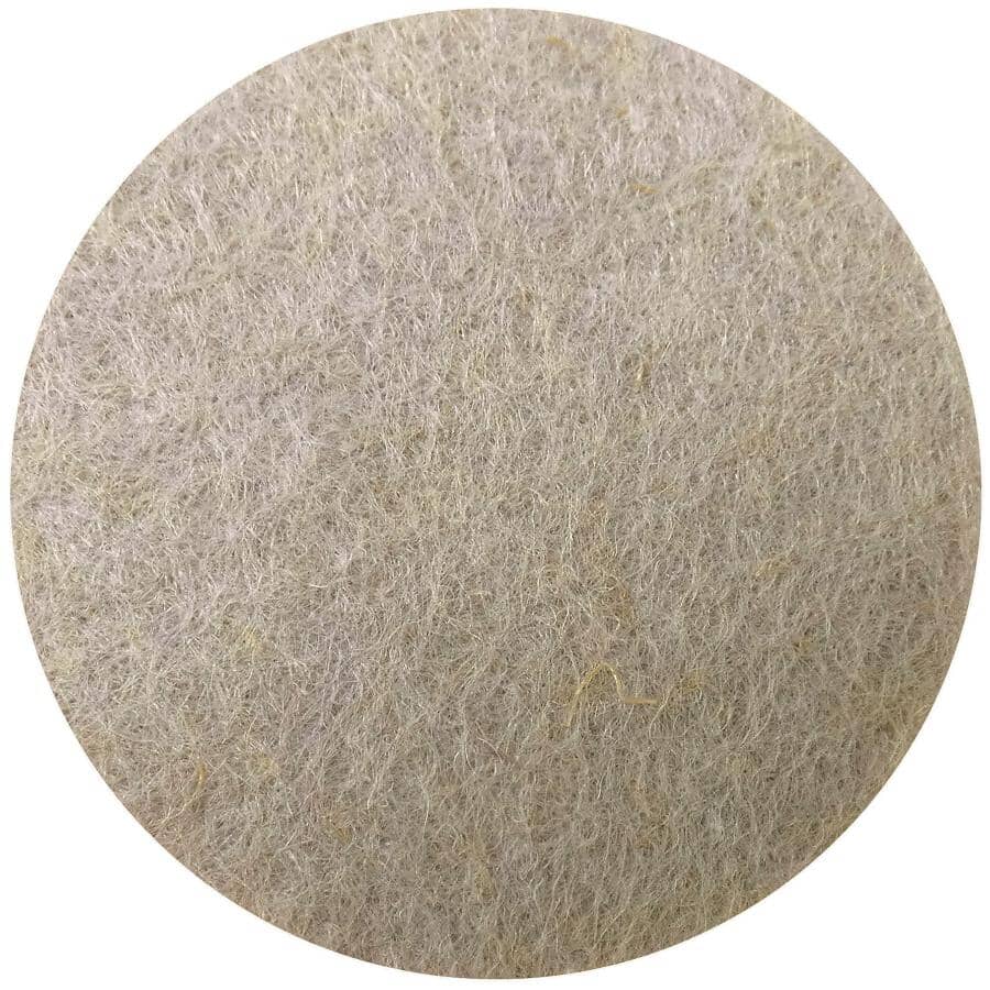 1-1/2" Round Heavy Duty Felt Pads - 8 Pack