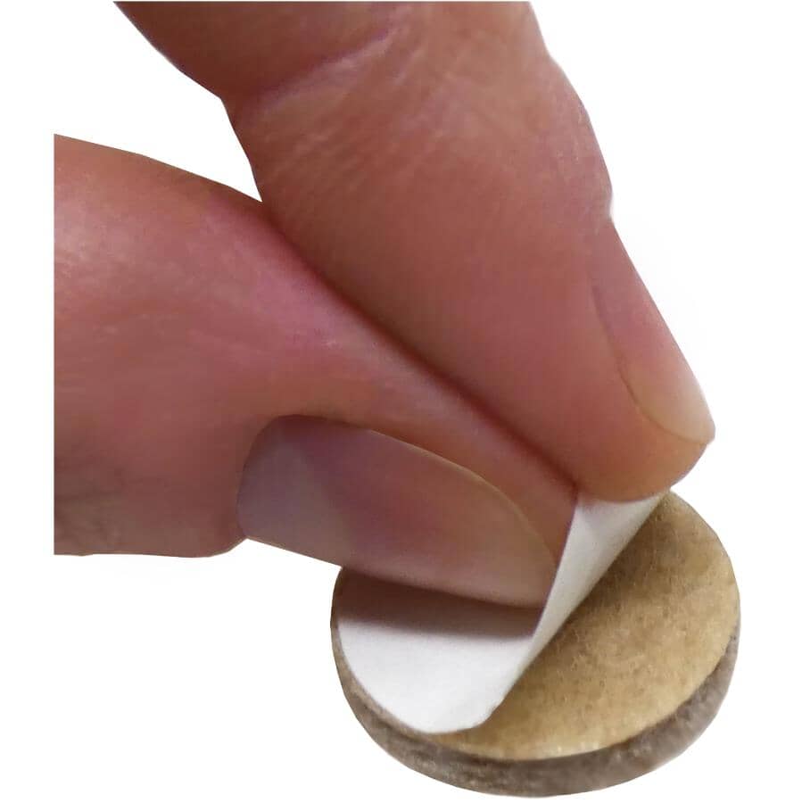 3/4" Round Heavy Duty Felt Pads - 20 Pack