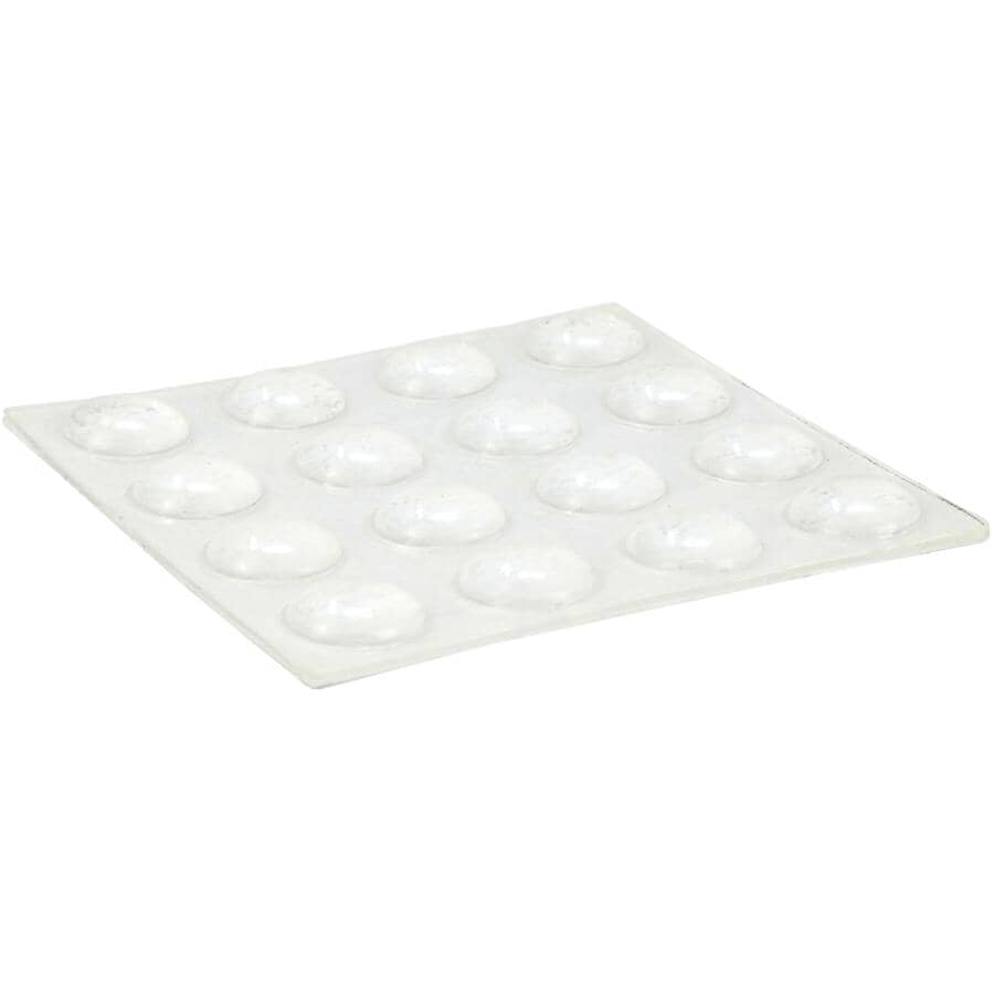 3/8" Vinyl Furniture Pads - Clear, 16 Pack