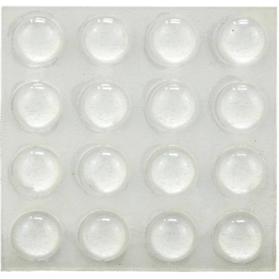 3/8" Vinyl Furniture Pads - Clear, 16 Pack