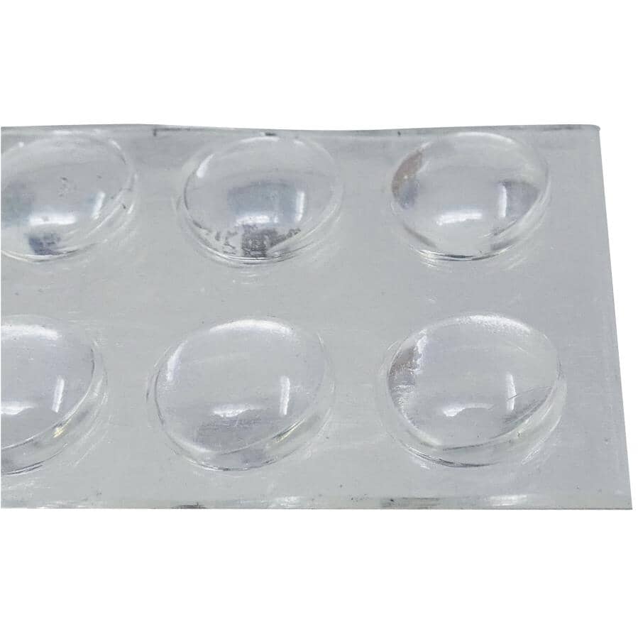 3/8" Vinyl Furniture Pads - Clear, 16 Pack