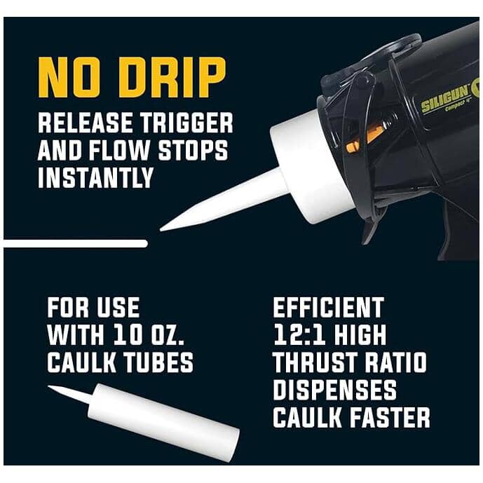 Compact Caulking Gun - 4"