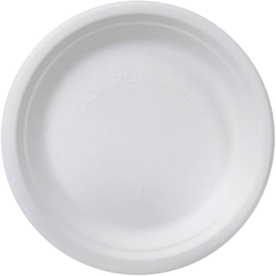 Compostable Dinner Plates - 20 Pack
