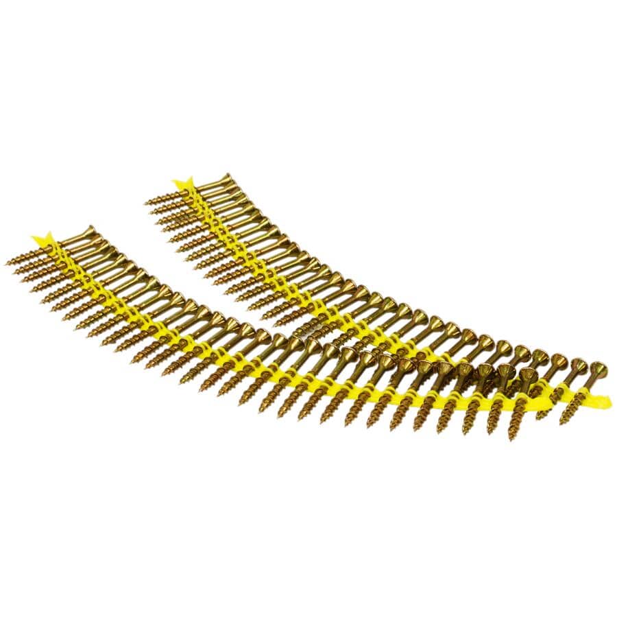 1000 Pack #9 x 1-3/4" Coarse Thread Strip Floor Screws
