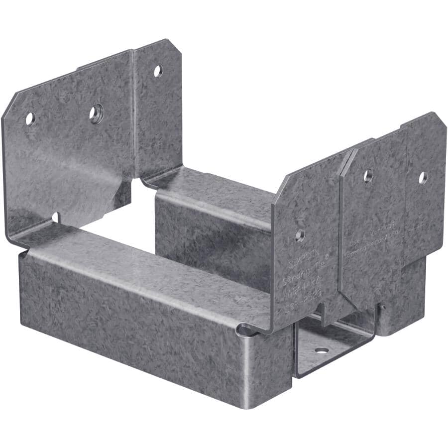 4" x 4" G185 Adjustable Post Base - ZMAX Finish