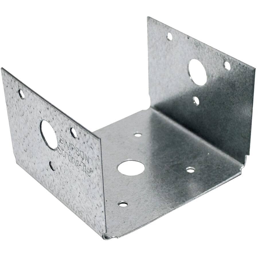 4" x 4" G185 Half Base Post Cap - ZMAX Finish