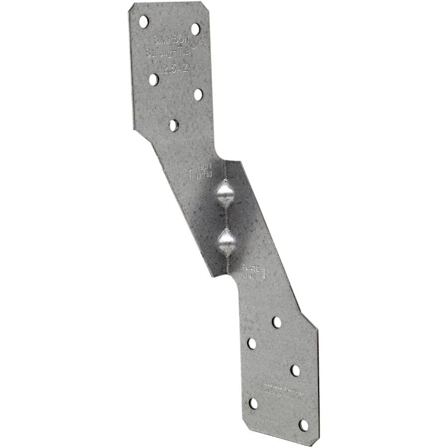 6" 18 Gauge G185 Hurricane Tie - ZMAX Finish