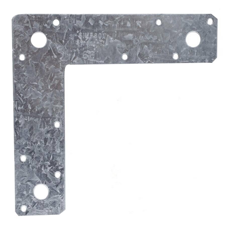 6" x 6" 14 Gauge L Strap Tie