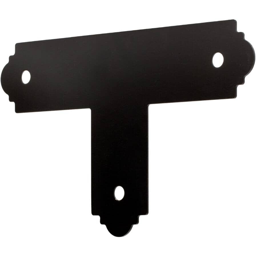 Mission T Strap Tie - for 4" x 4" Lumber, ZMAX Finish