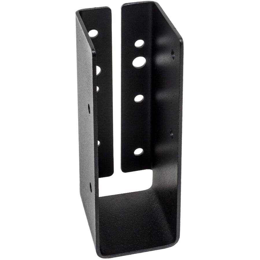 ZMAX Hidden Flange Joist Hanger - Black, 2" x 6" or 2" x 8", ZMAX Finish