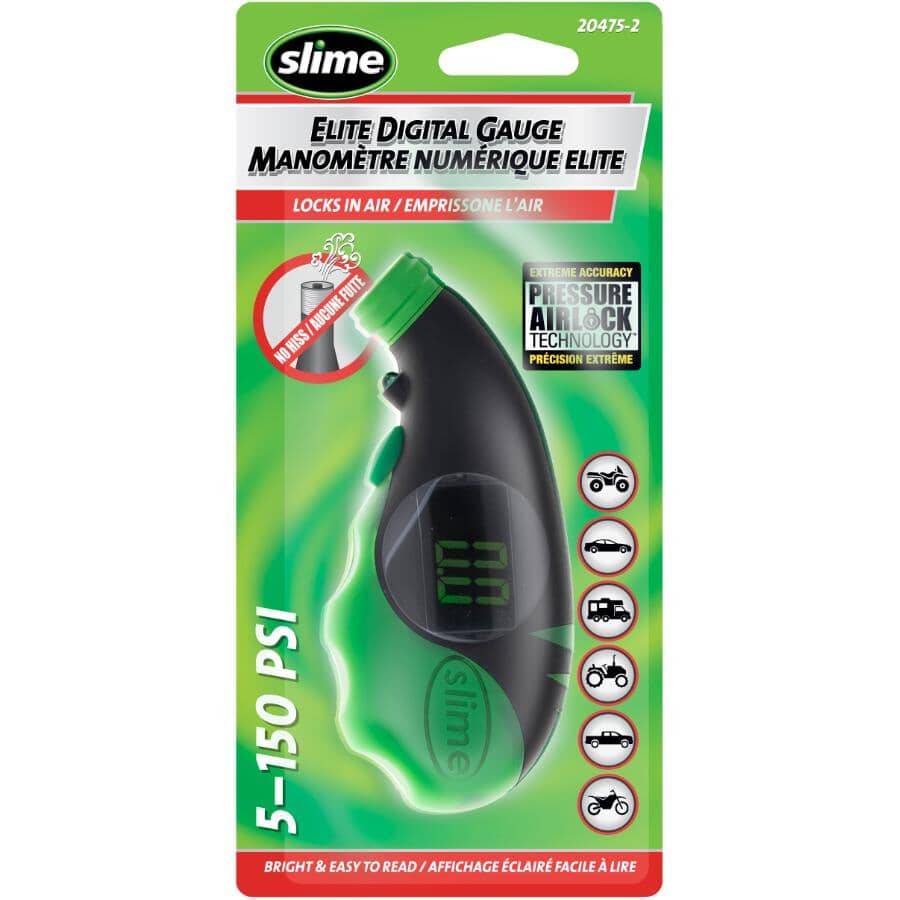 Elite LED Digital Tire Gauge - 5-150 PSI