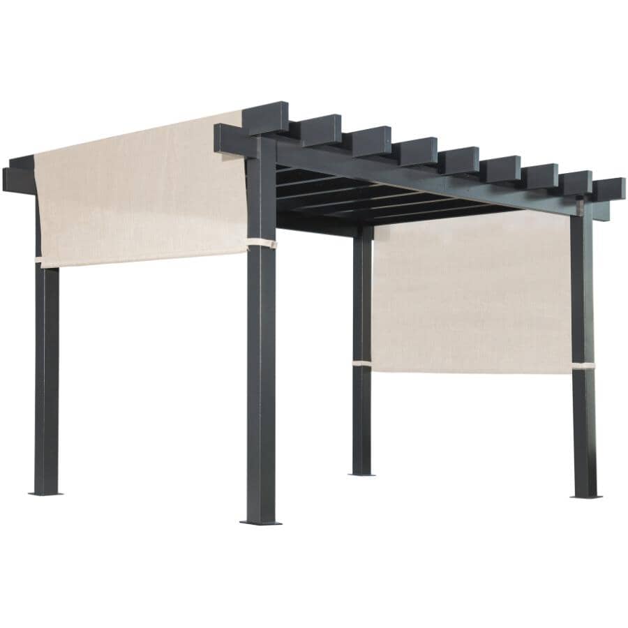 10' x 13' Yamba Aluminum Pergola - Black