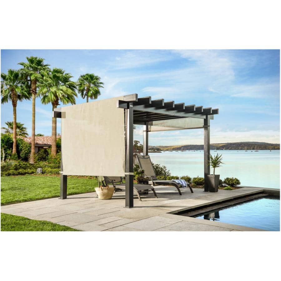 10' x 13' Yamba Aluminum Pergola - Black