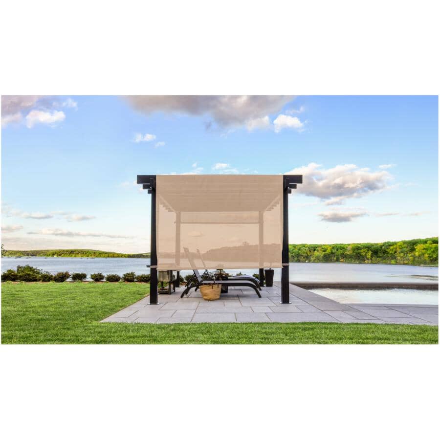 10' x 13' Yamba Aluminum Pergola - Black