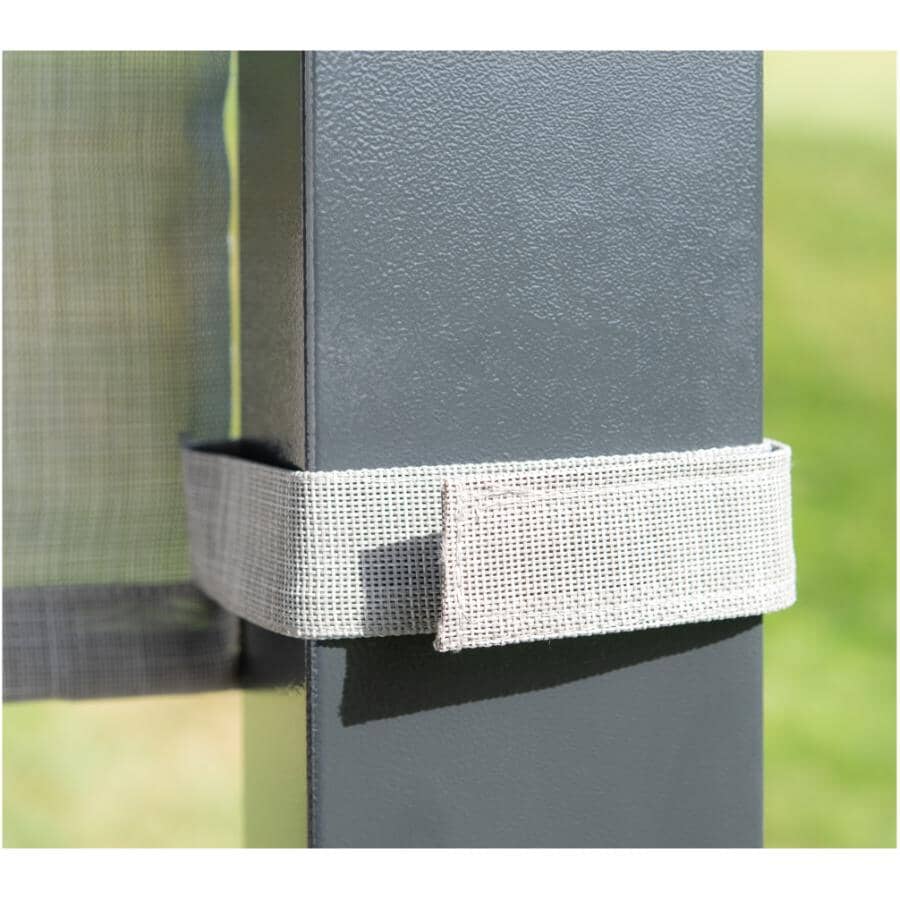 10' x 13' Yamba Aluminum Pergola - Black