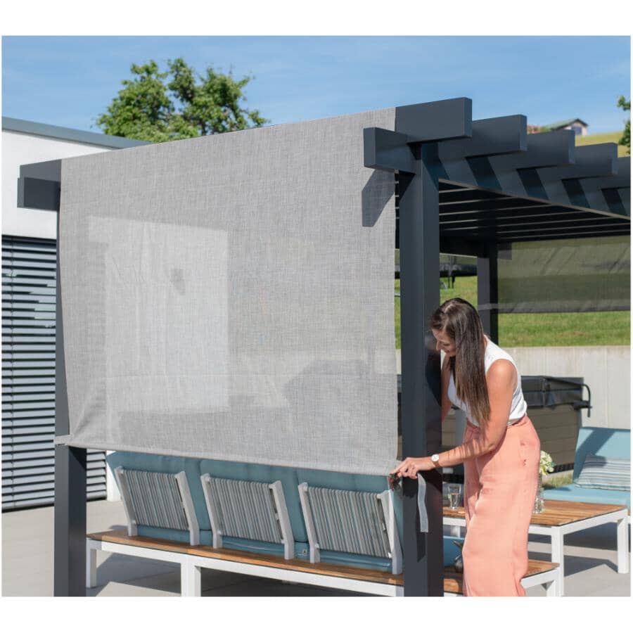 10' x 13' Yamba Aluminum Pergola - Black