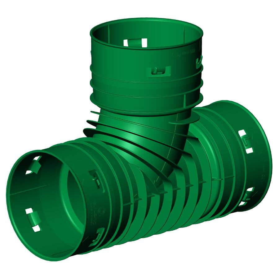 4" Corrugated Drain Tee