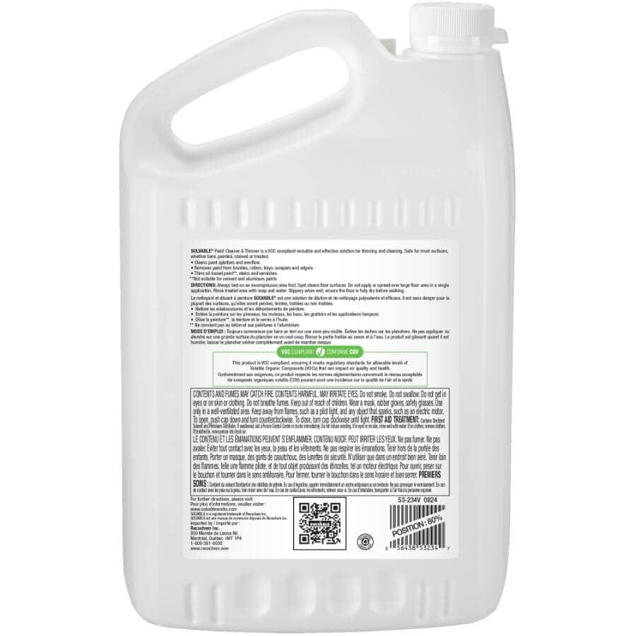 Paint Cleaner & Thinner - 3.78 L