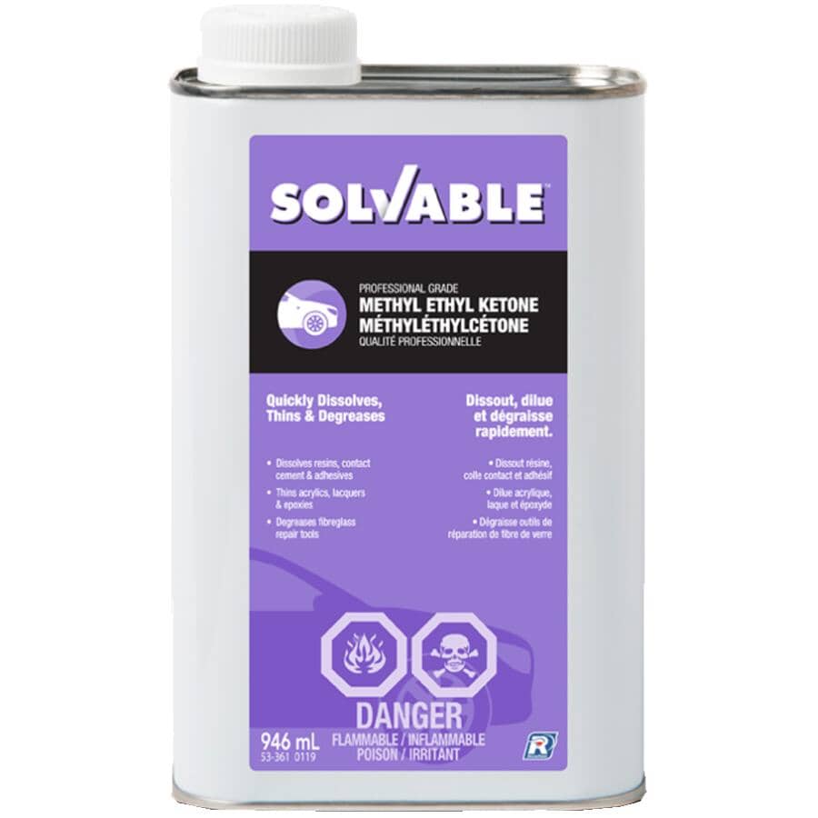 Professional Grade Methyl Ethyl Ketone (MEK) - 946 ml