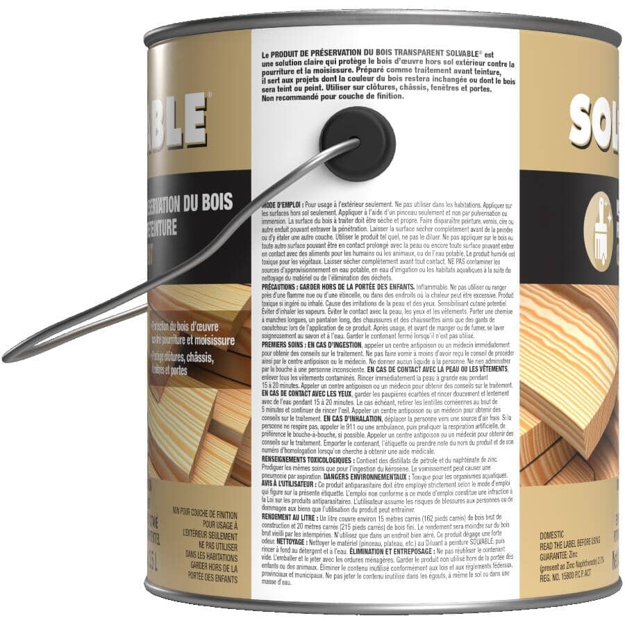 Wood Preservative - Clear Coat, 3.5 L
