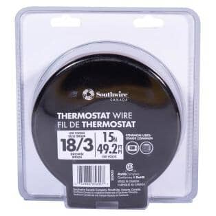 15M 18/3 LVT-FAS Thermostat Wire - Brown