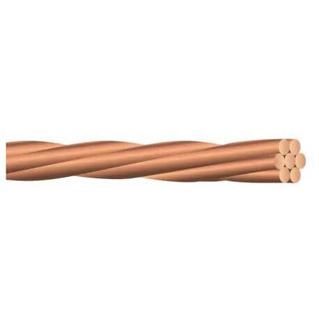 5M # 6-7 Bare Strand Copper Wire