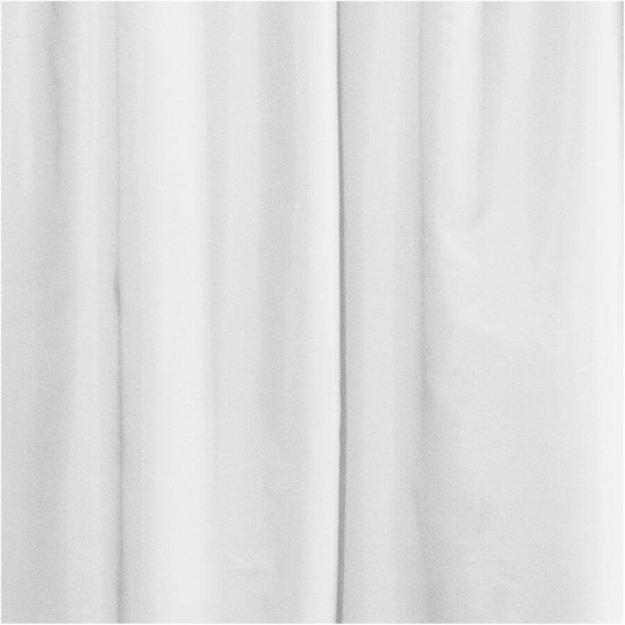 Fabric Shower Curtain / Liner - White, 70" x 72"