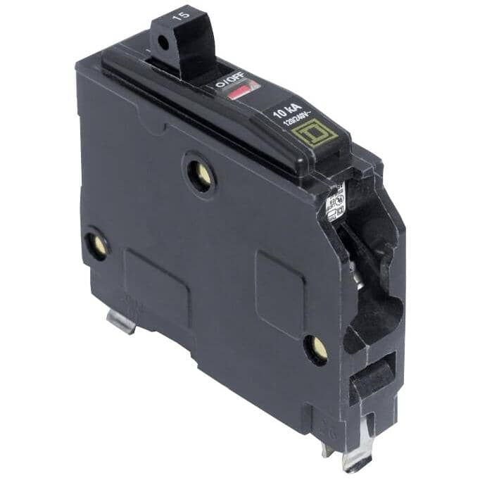 Single Pole Circuit Breaker - 15 Amp Plug-On