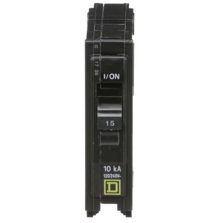 Single Pole Circuit Breaker - 15 Amp Plug-On