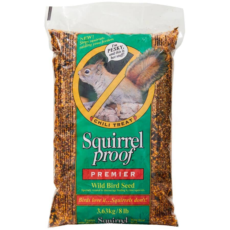 Squirrel Proof Wild Bird Seed - Chili Treat, 3.63 kg