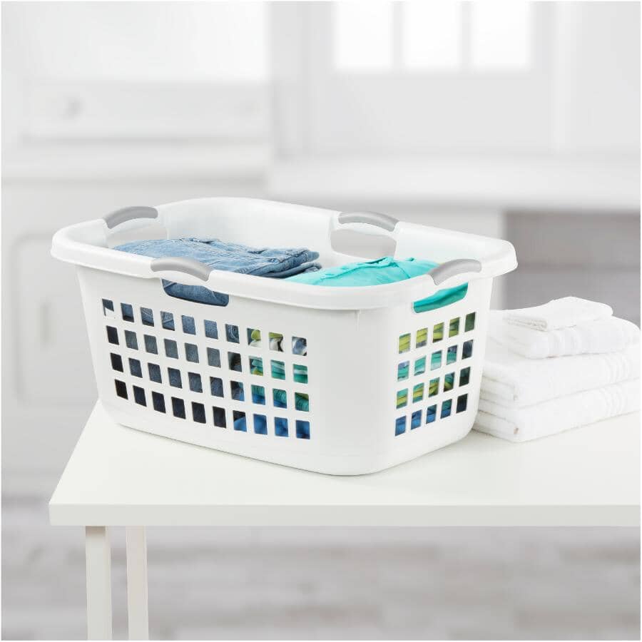 Bushel Ultra Laundry Basket - White, 71 L