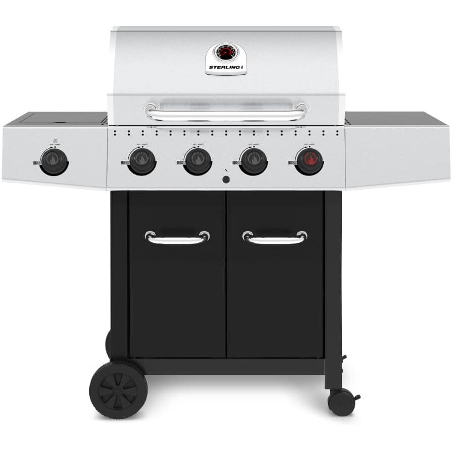 4 Burner Propane BBQ - 42,000 BTU, with Side Burner