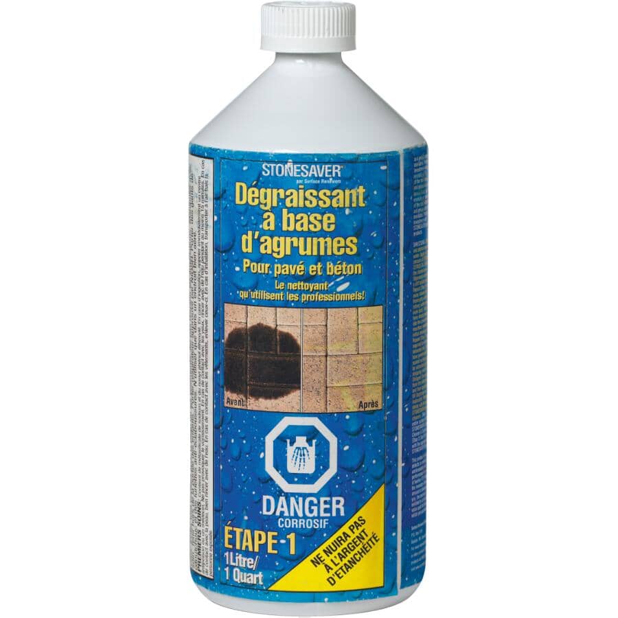 Concrete & Paving Stone Citrus Oil Degreaser - 1 L