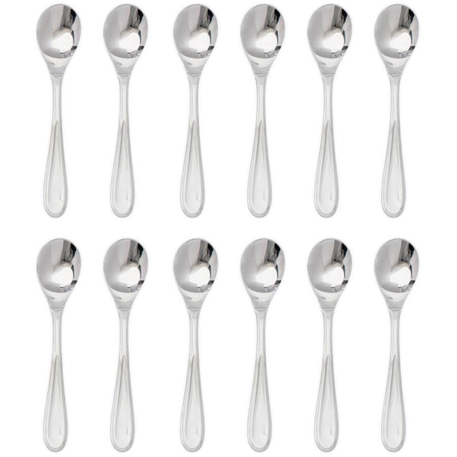 12 Piece Stainless Steel Teaspoon Set