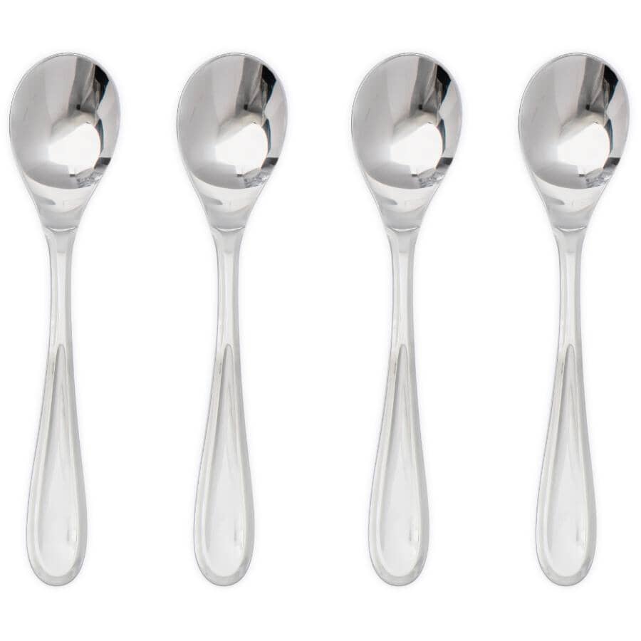 4 Piece Stainless Steel Teaspoon Set