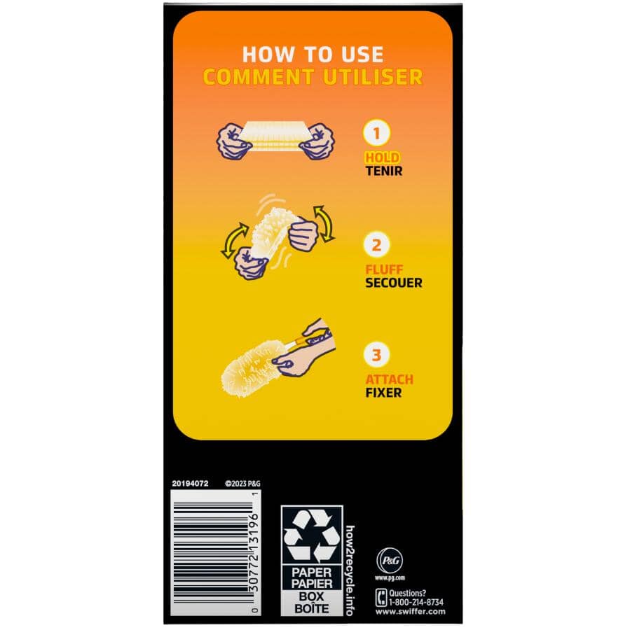 360 Duster Refills - Unscented, 6 Pack