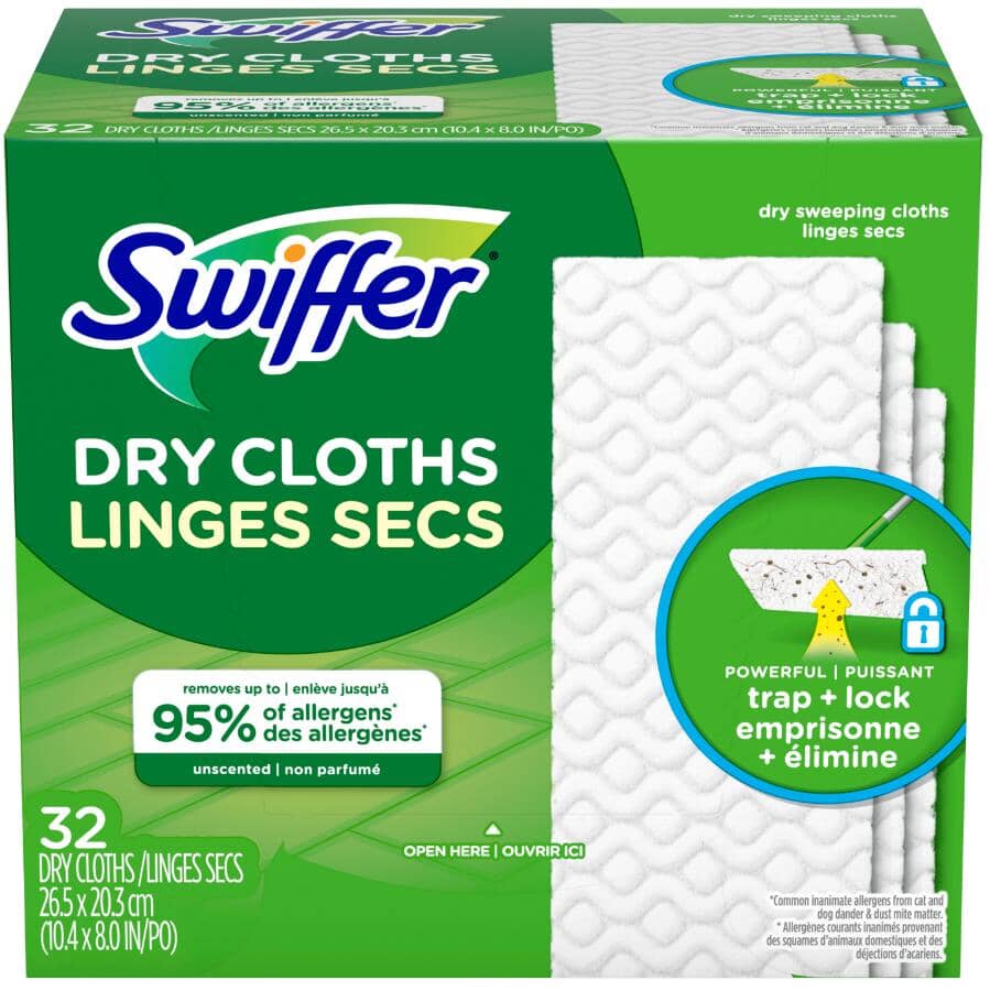 Sweeper Dust Floor Mop Refills - 32 Pack